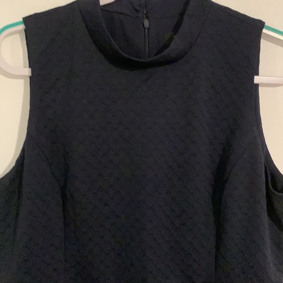 NINE WEST size 16 NAVY BLUE DRESS - Picture 2 of 6